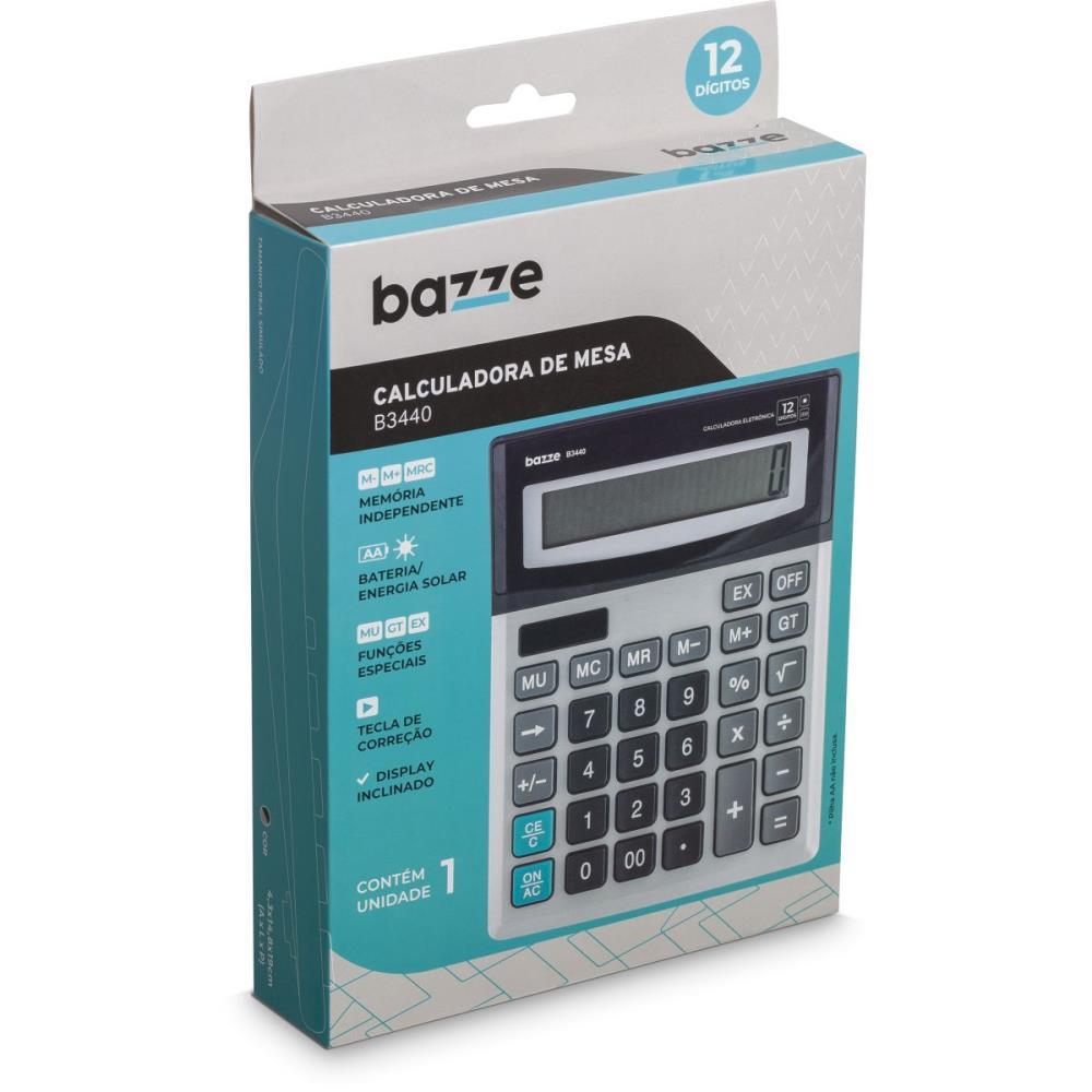 CALCULADORA DE MESA 12 DIG. BAZZE B3440 M...