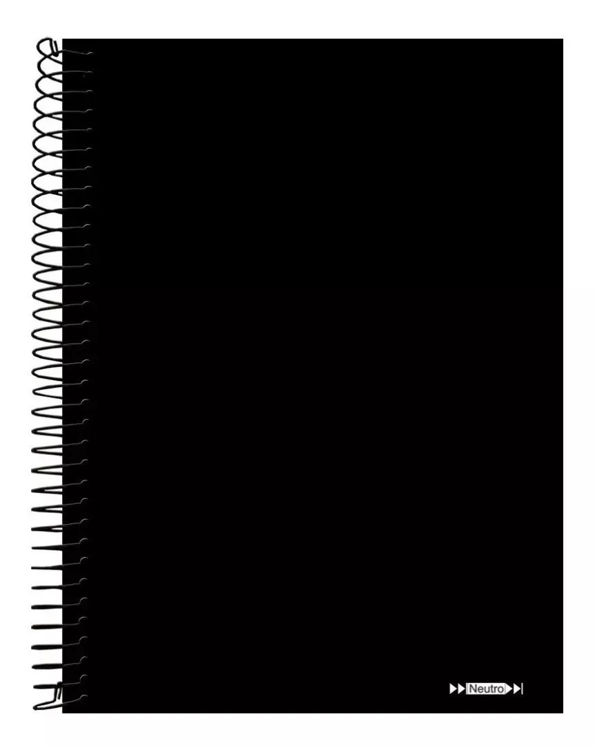 Caderno 1/4 Pequeno Espiral Capa Dura Pre...