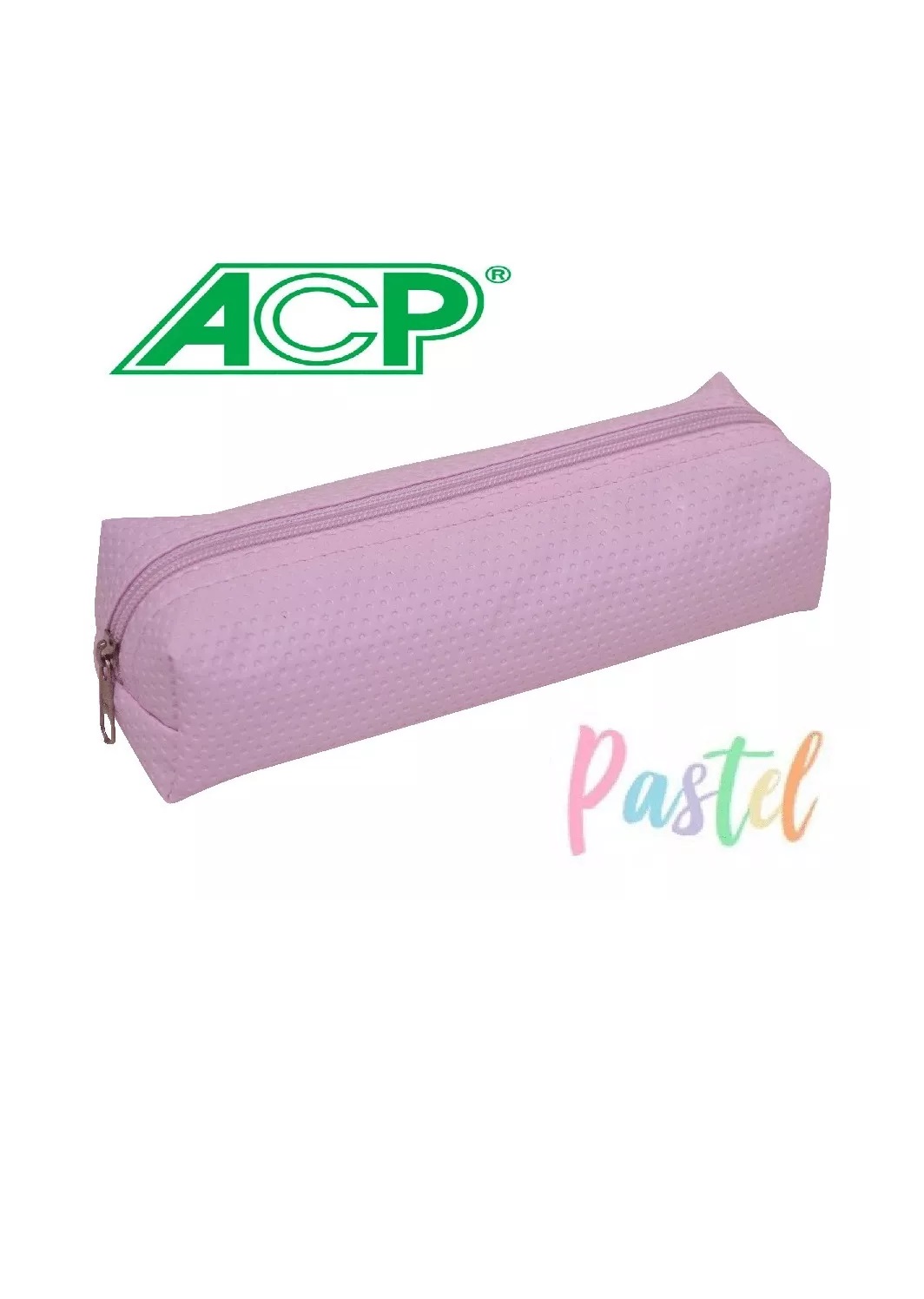 Estojo Escolar Teen Pastel Rosa Novidade Acp