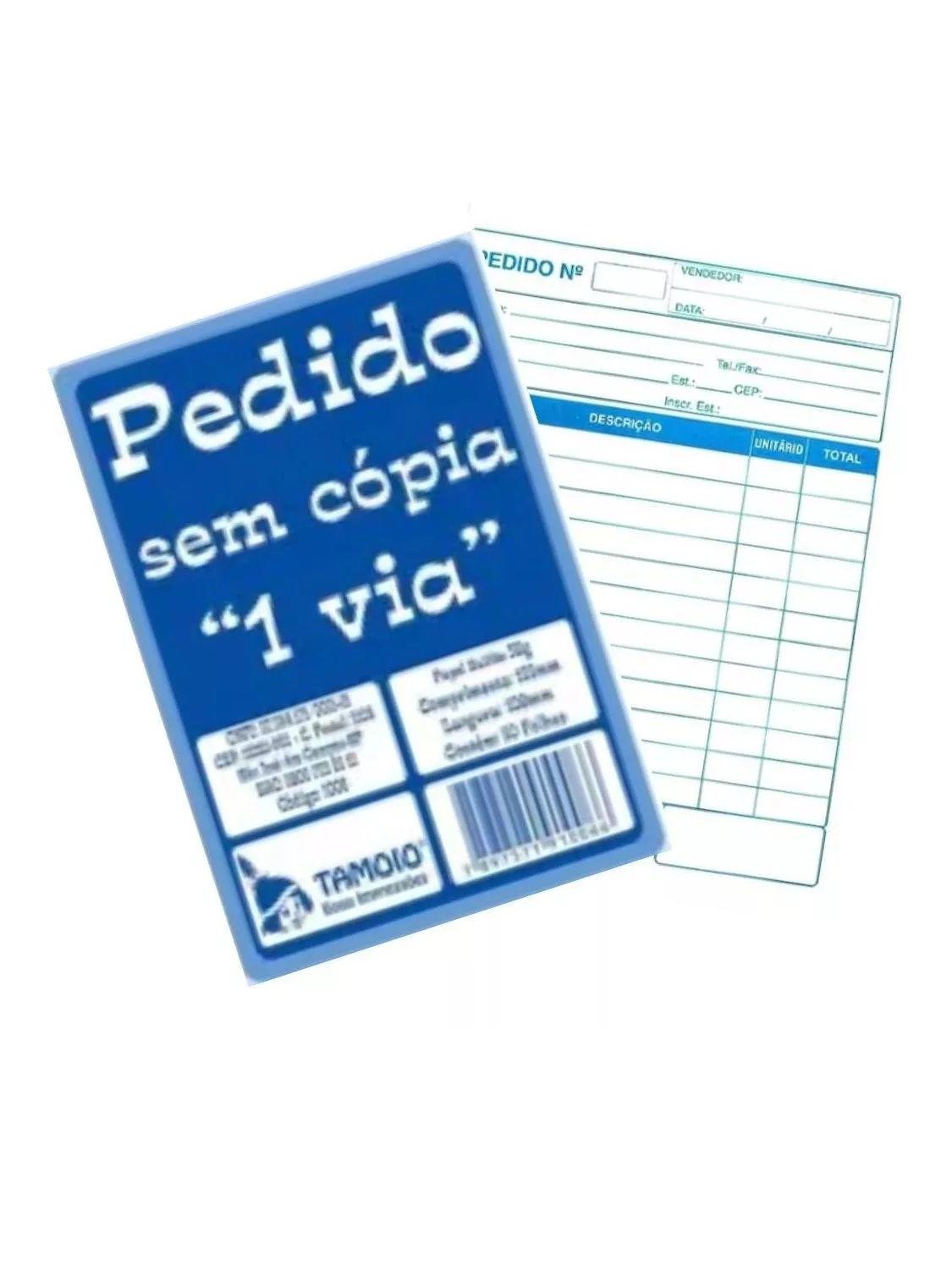 Bloco Pedido 1 Via 50 Folhas Cada Impress...