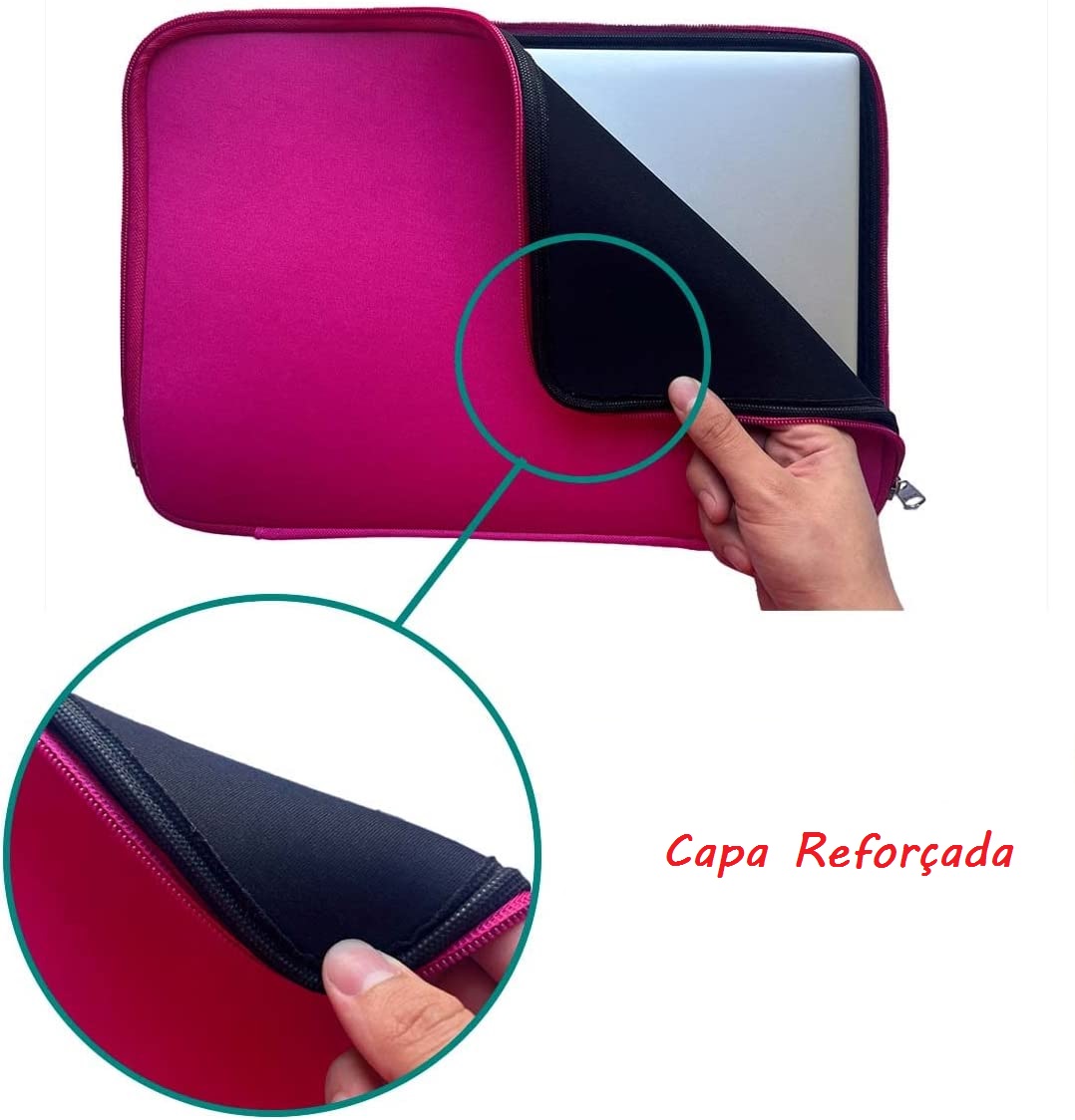 Capa Case Pasta Maleta Notebook Neoprene ...