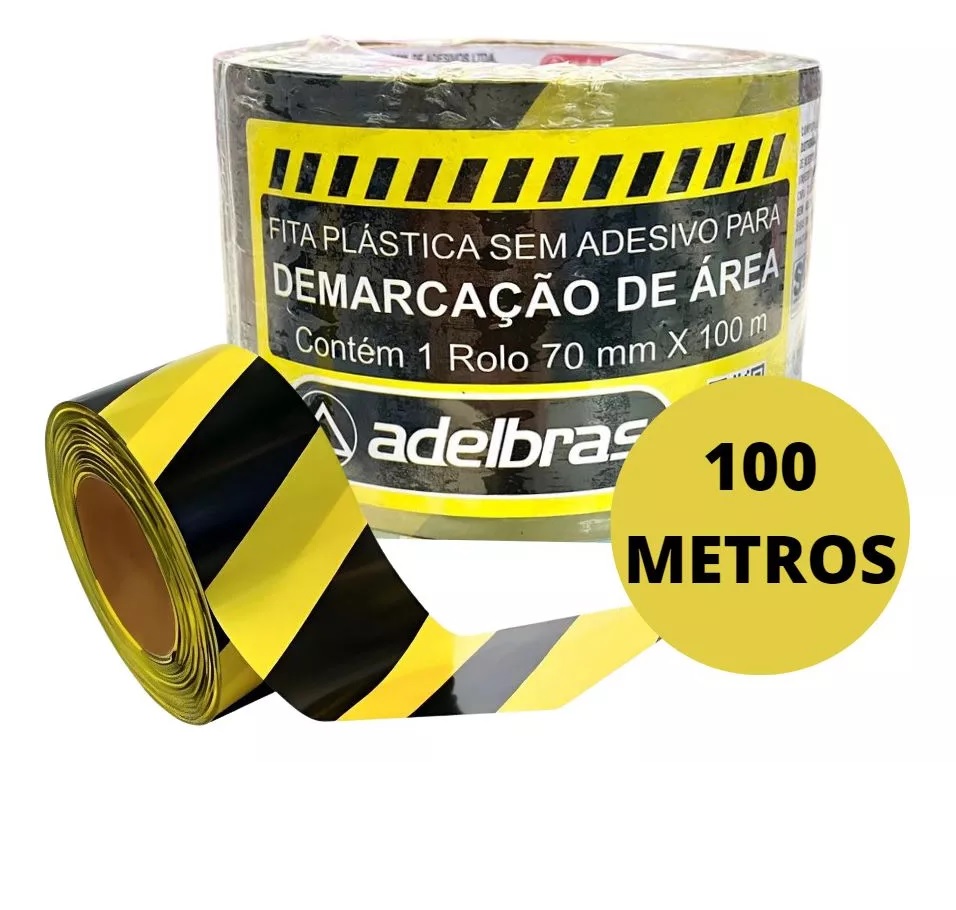 Fita Para Demarcação De Área Zebrada S/ad...