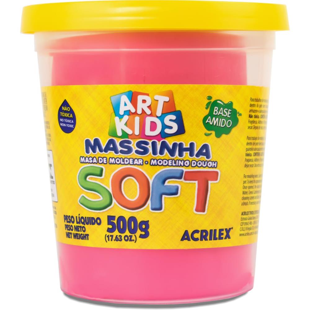 MASSA PARA MODELAR SOFT 500G.MARAVILHA BS...