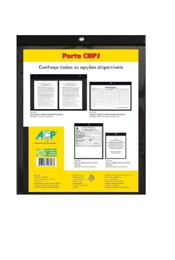 Porta Quadro Cnpj A4 Kit Com 5 Peças