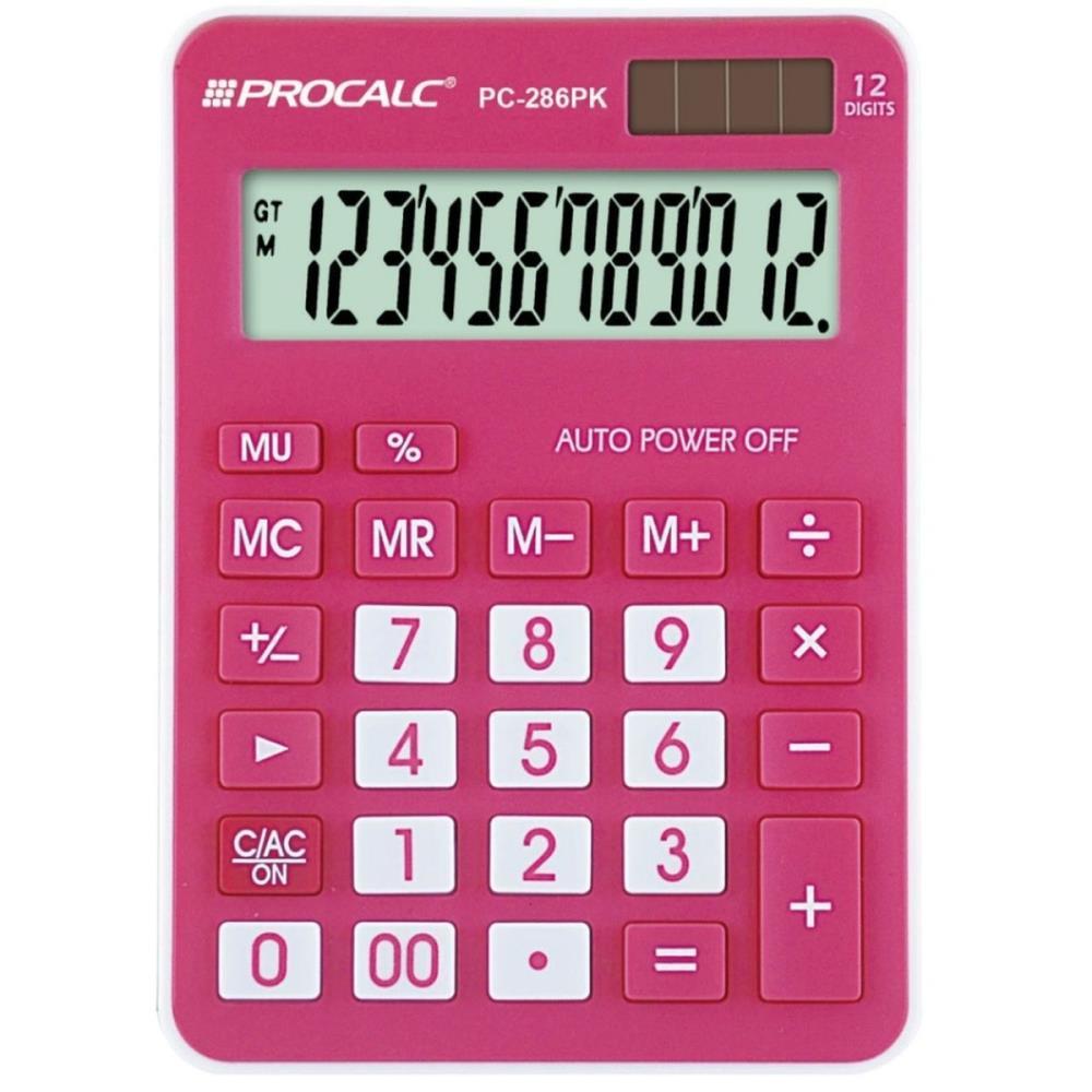 CALCULADORA DE MESA 12 DIG. GRD PINK PC28...