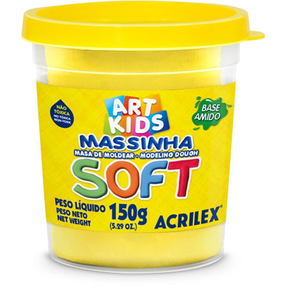 MASSA PARA MODELAR SOFT 150G.AM.LIMAO BS....