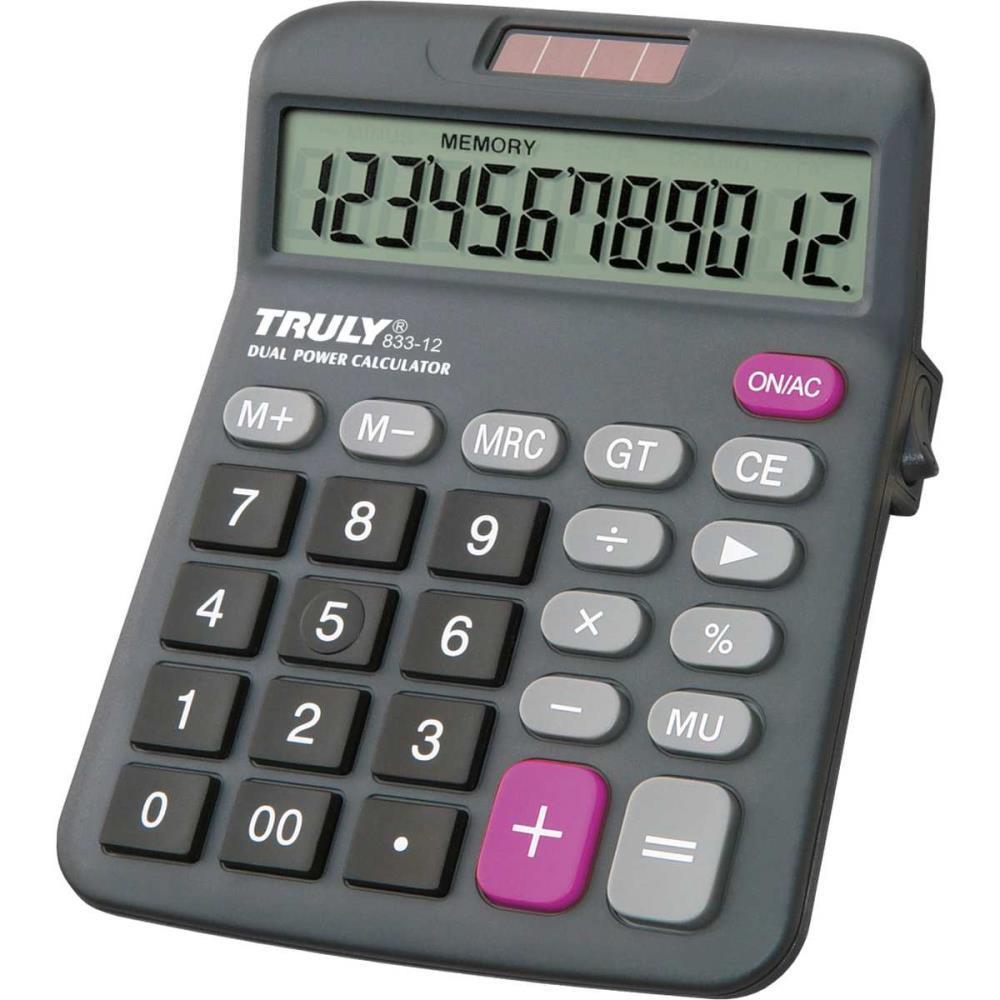 CALCULADORA DE MESA 12 DIG. TRULLY VISOR ...