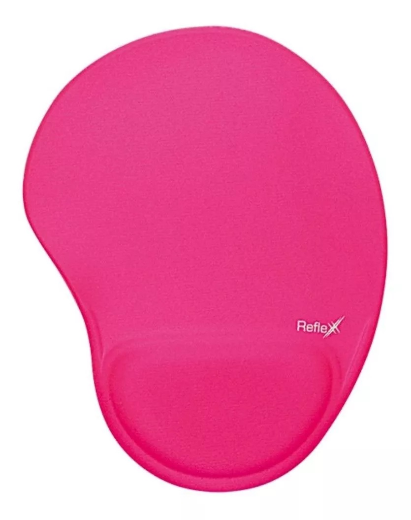 Kit Mousepad + Apoio Ergonômico Teclado Rosa