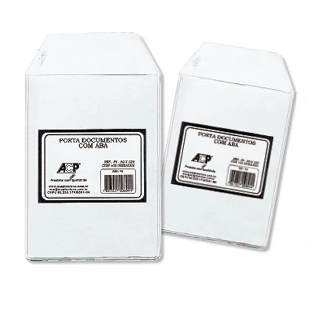 Kit Porta Documento Pvc Rg e Titulo 90x12...